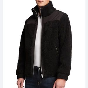 Moose Knuckles Barrow zip up Sherpa jacket